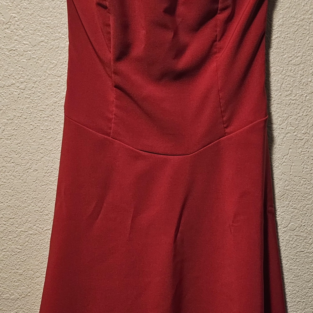 Charlotte Russe Red Sweetheart A-line Dress